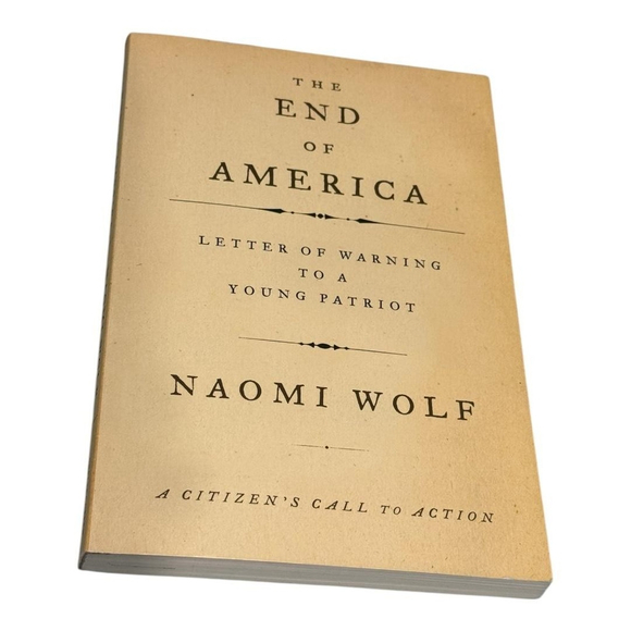 Unbranded Other - The End Of America Naomi Wolf Paperback Political Nonfiction Citizen Action